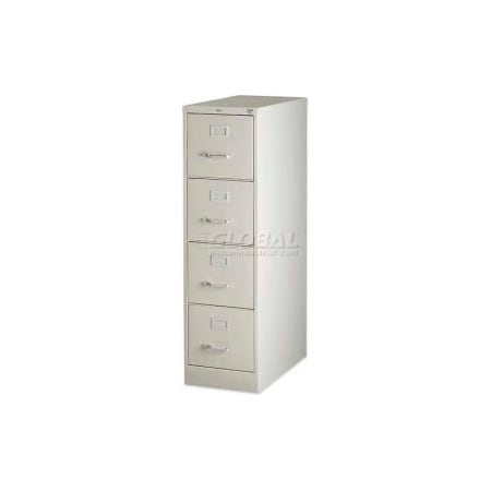 Sp Richards Lorell 4-Drawer Heavy Duty Vertical File Cabinet, 15"W x 25"D x 52"H, Putty LLR60652